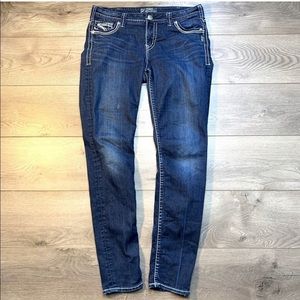 Silver SUKI Super Skinny Dark Wash Jeans 33